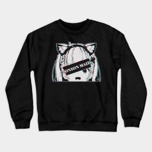Minato Aqua Hololive Glitched Crewneck Sweatshirt